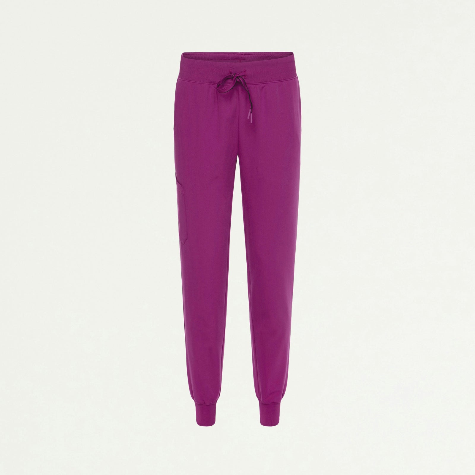 Silex Slim Knit-Waist Scrub Jogger - Vivid Purple - WOMEN'S PANTS - Jaanuu