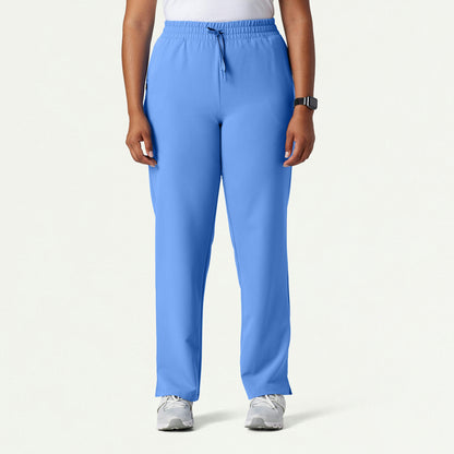 Kerr 365 High Waisted Scrub Pant - Ceil Blue - WOMEN'S PANTS - Jaanuu