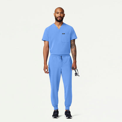 The Auggie Essential Scrub Set - Ceil Blue