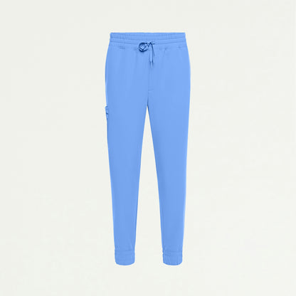 Cobot 8-Pocket Scrub Jogger - Ceil Blue - MEN'S PANTS - Jaanuu
