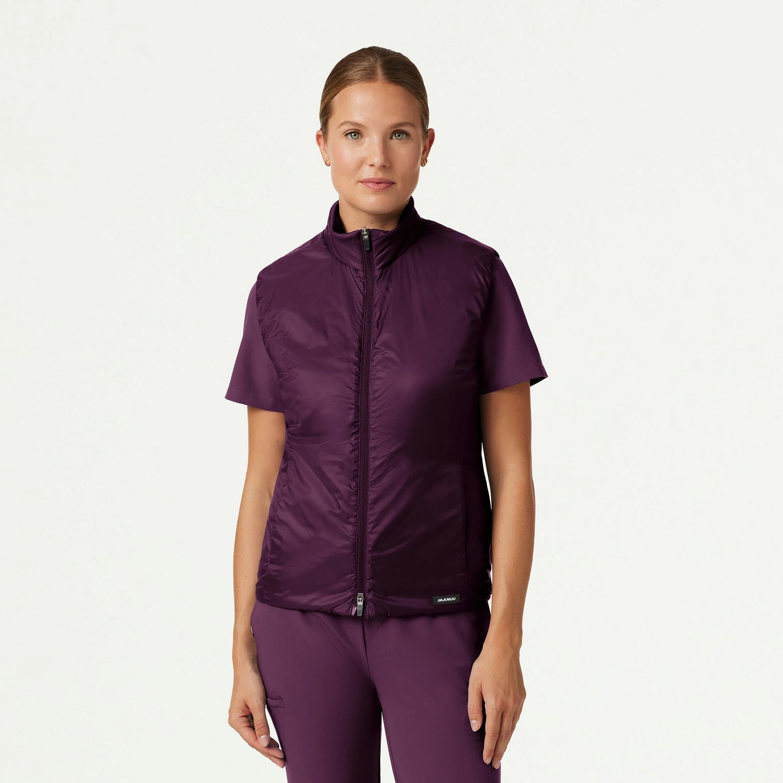 Phantom Slim Insulated Vest - Dark Amethyst - WOMEN'S JACKETS - Jaanuu