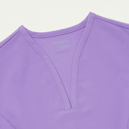 Calix Fit & Flare Scrub Top - Lilac - WOMEN'S TOPS - Jaanuu