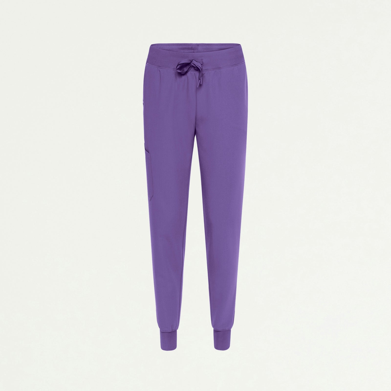 Silex Slim Knit-Waist Scrub Jogger - Violet - WOMEN'S PANTS - Jaanuu
