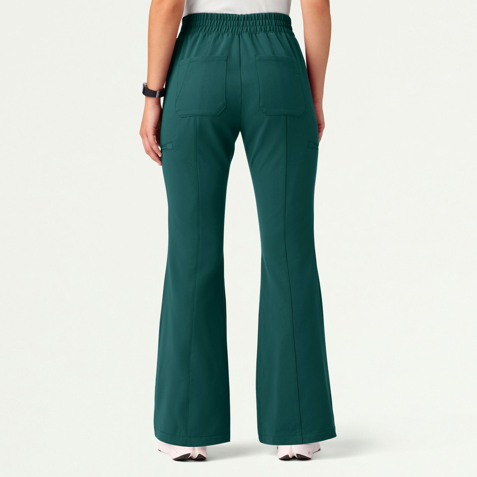Harper Slim High Waisted Scrub Pant - Midnight Green - WOMEN'S PANTS - Jaanuu
