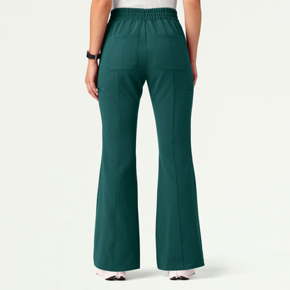 Harper Slim High Waisted Scrub Pant - Midnight Green - WOMEN'S PANTS - Jaanuu