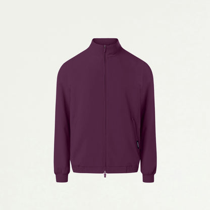 Wolfe Everyday 6-Pocket Scrub Jacket - Dark Amethyst - MEN'S JACKETS - Jaanuu