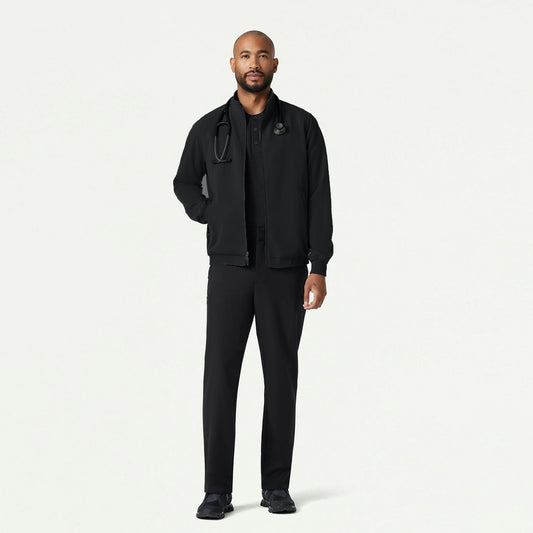 The Thom Jacket Scrub Set - Black