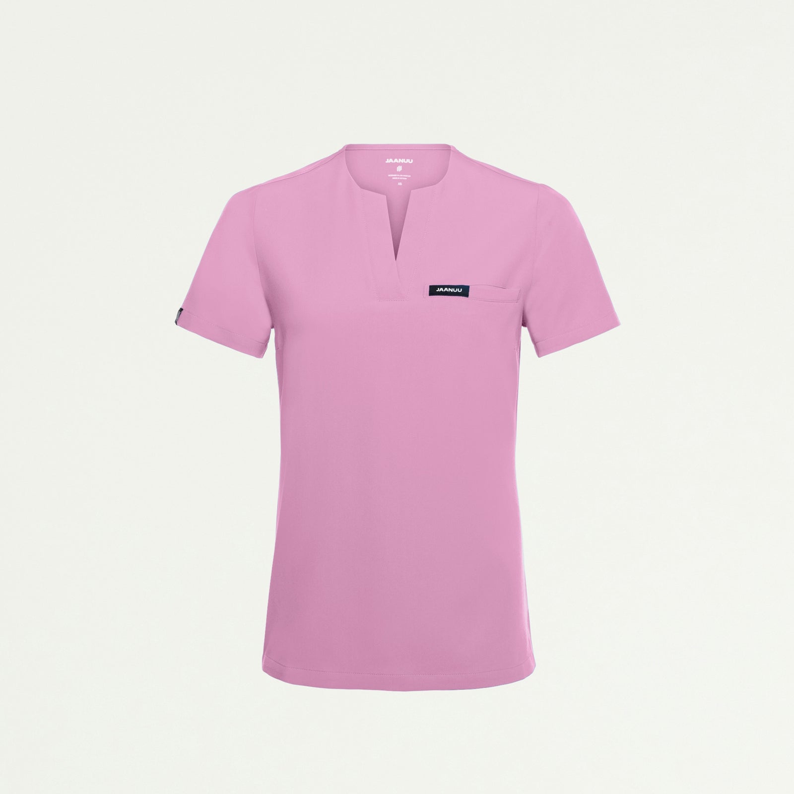 Andra Slim 1-Pocket Scrub Top - Light Magenta - WOMEN'S TOPS - Jaanuu