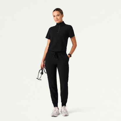 Liv Skinny 8-Pocket Scrub Jogger - Black - WOMEN'S PANTS - Jaanuu