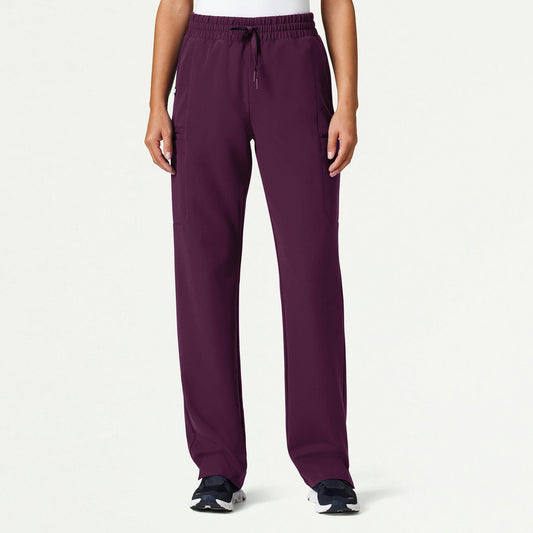 Payla 8-Pocket High Waisted Scrub Pant - Dark Amethyst - WOMEN'S PANTS - Jaanuu