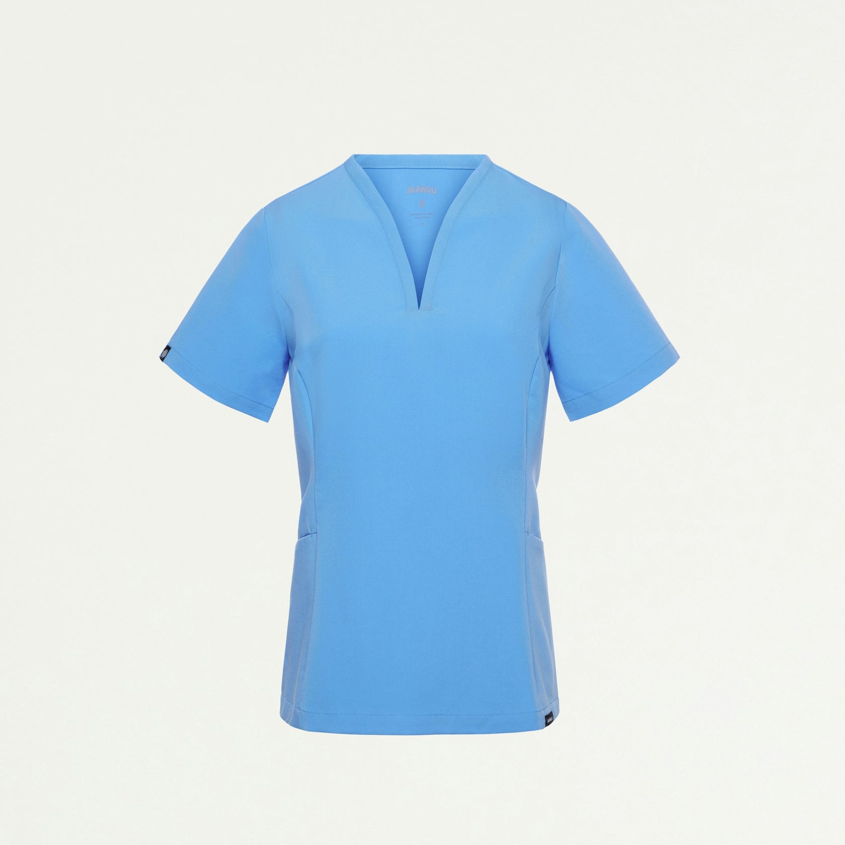 Calix Fit & Flare Scrub Top - Sky Blue - WOMEN'S TOPS - Jaanuu