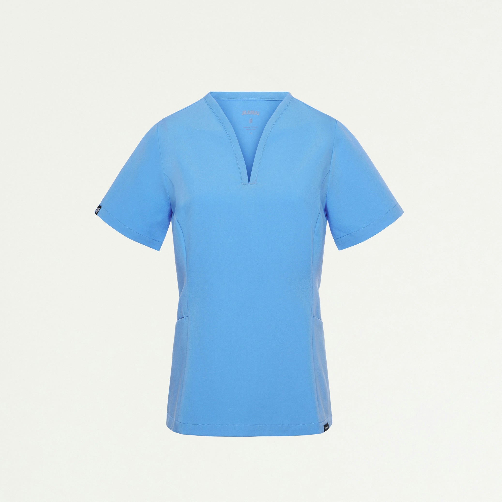 Calix Fit & Flare Scrub Top - Sky Blue - WOMEN'S TOPS - Jaanuu