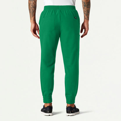 Cobot 8-Pocket Scrub Jogger - Emerald Green - MEN'S PANTS - Jaanuu