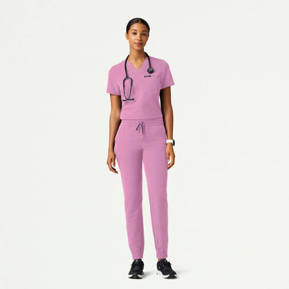 Jace Skinny On-the-Go Scrub Jogger - Light Magenta - WOMEN'S PANTS - Jaanuu