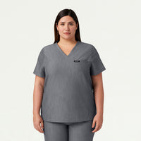 Magna 3-Pocket Scrub Top - Black