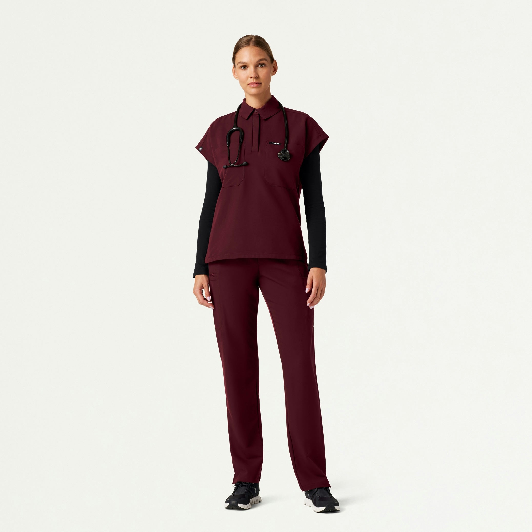The Paley Underscrub Set - Burgundy