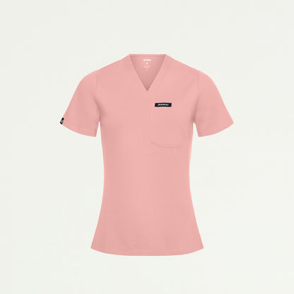 Sona Slim ULTRAsoft Scrub Top - Mauve - WOMEN'S TOPS - Jaanuu