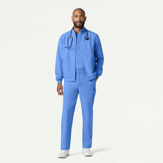 The Thom Jacket Scrub Set - Ceil Blue