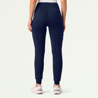 Abi 10-Pocket Skinny ULTRAsoft Scrub Jogger - Midnight Navy