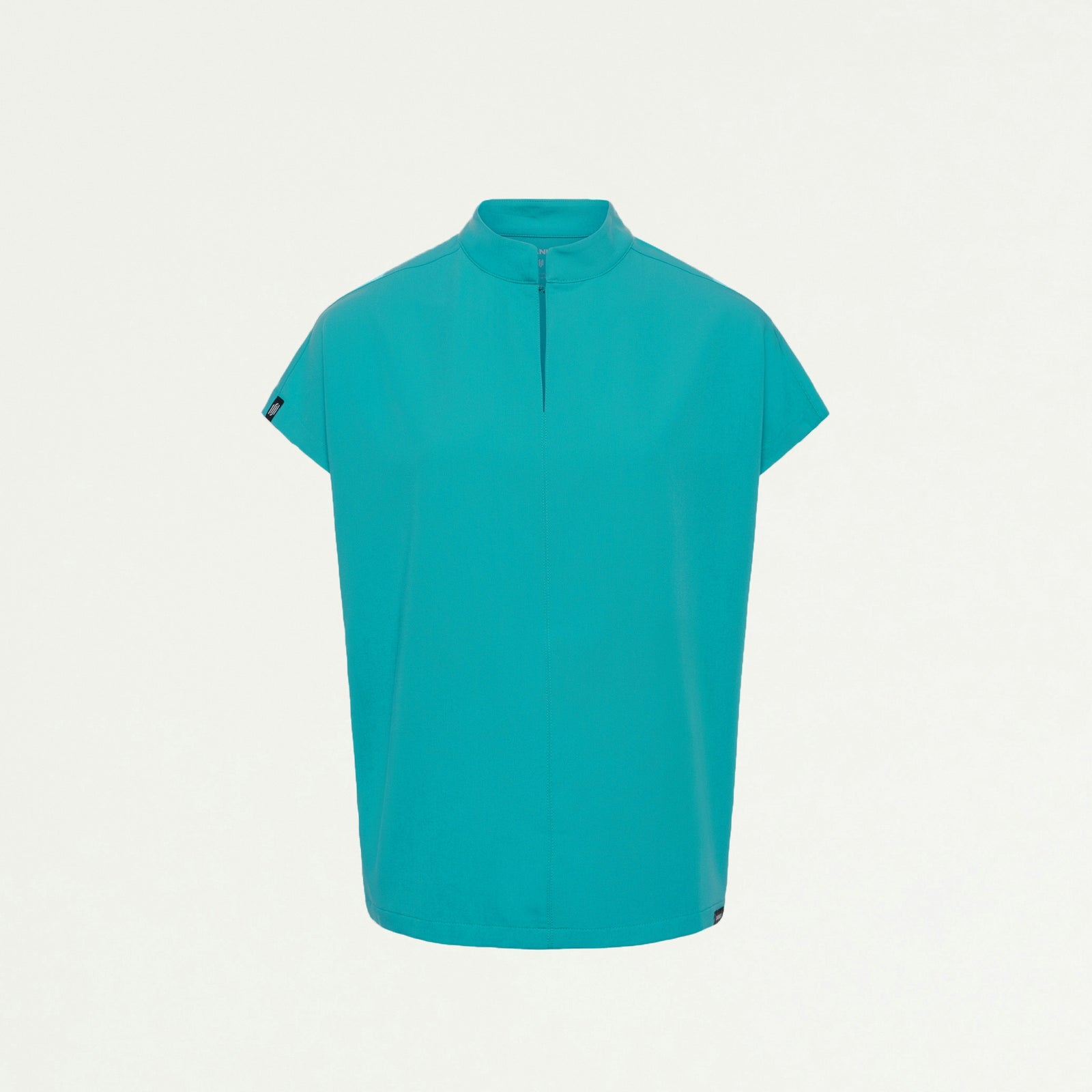 Aris Oversized 2-Pocket Scrub Top - Aqua - WOMEN'S TOPS - Jaanuu