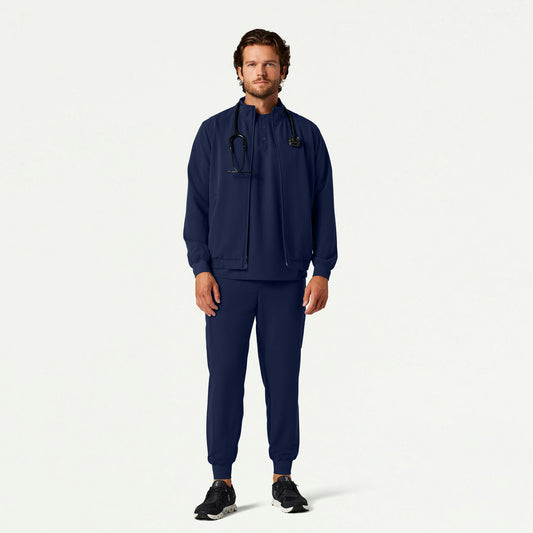The Wilhelm Jacket Scrub Set - Midnight Navy