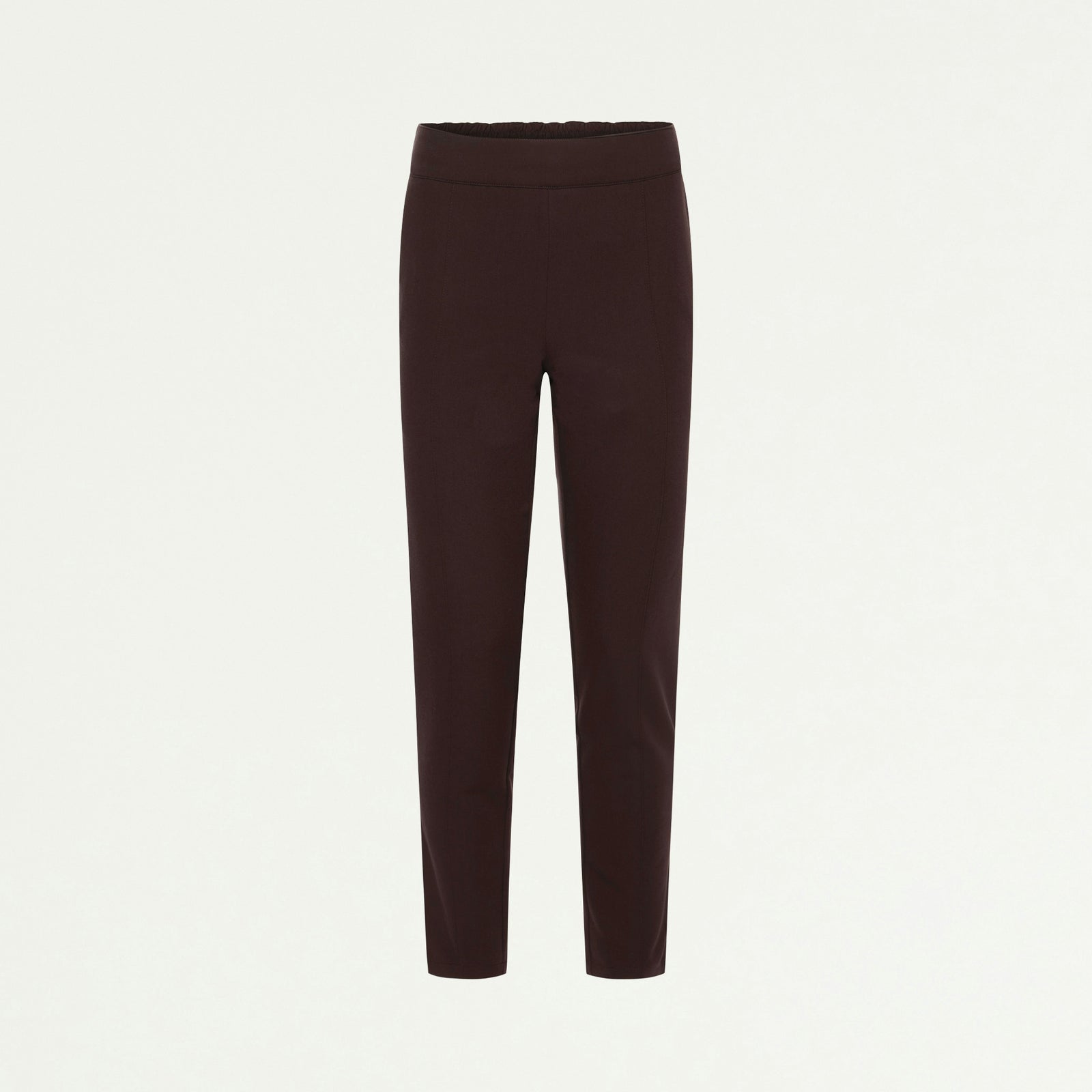 Lio Tapered 5-Pocket Scrub Pant - Espresso - WOMEN'S PANTS - Jaanuu
