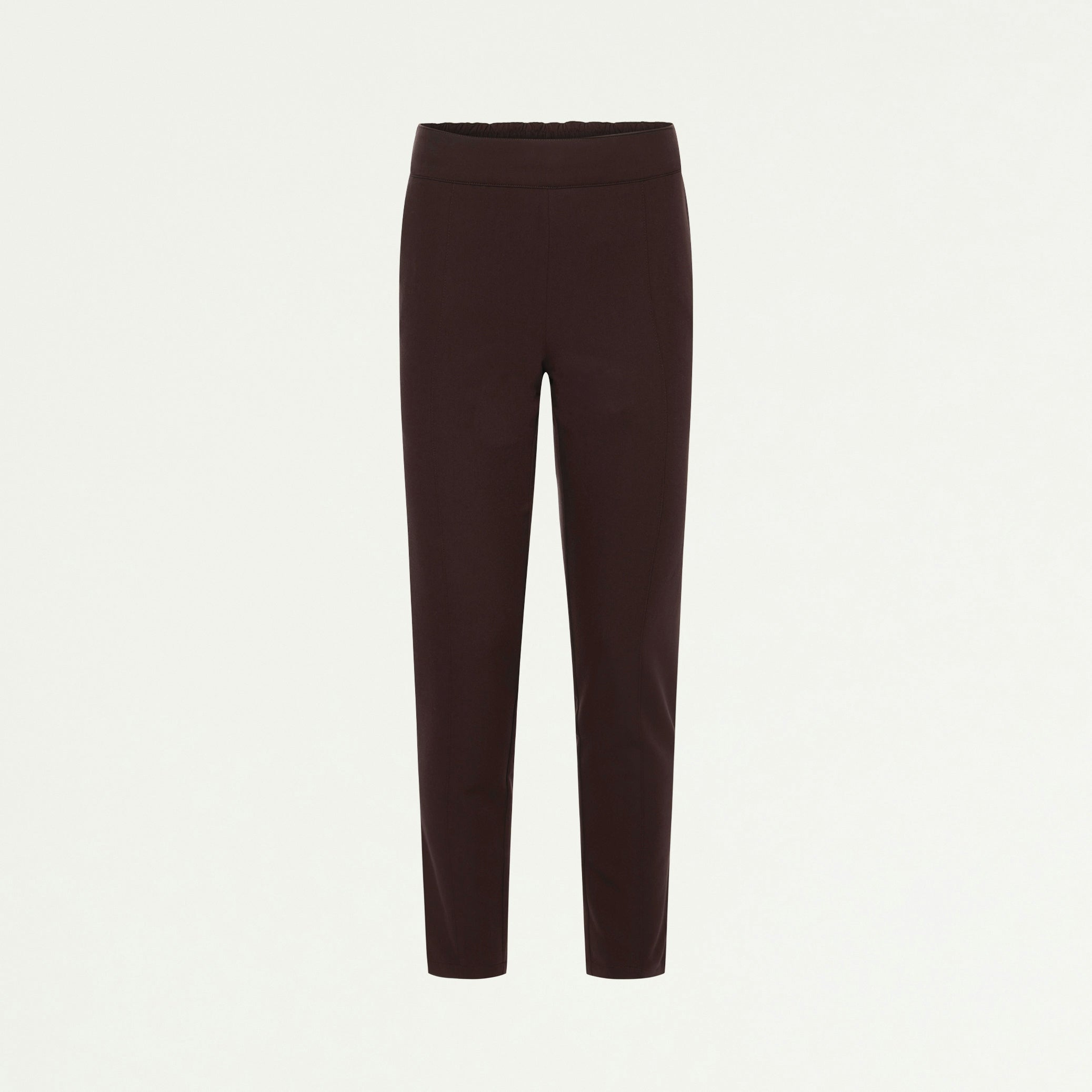 Lio Tapered 5-Pocket Scrub Pant - Espresso - WOMEN'S PANTS - Jaanuu