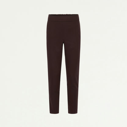 Lio Tapered 5-Pocket Scrub Pant - Espresso - WOMEN'S PANTS - Jaanuu