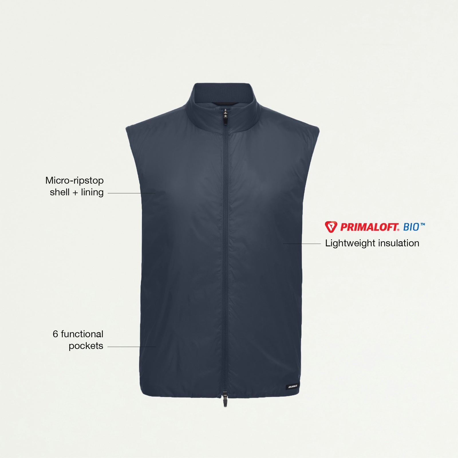 Phantom Insulated Vest - Carbon Gray - MEN'S JACKETS - Jaanuu
