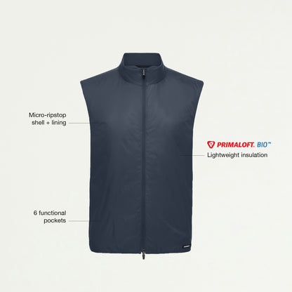 Phantom Insulated Vest - Carbon Gray - MEN'S JACKETS - Jaanuu