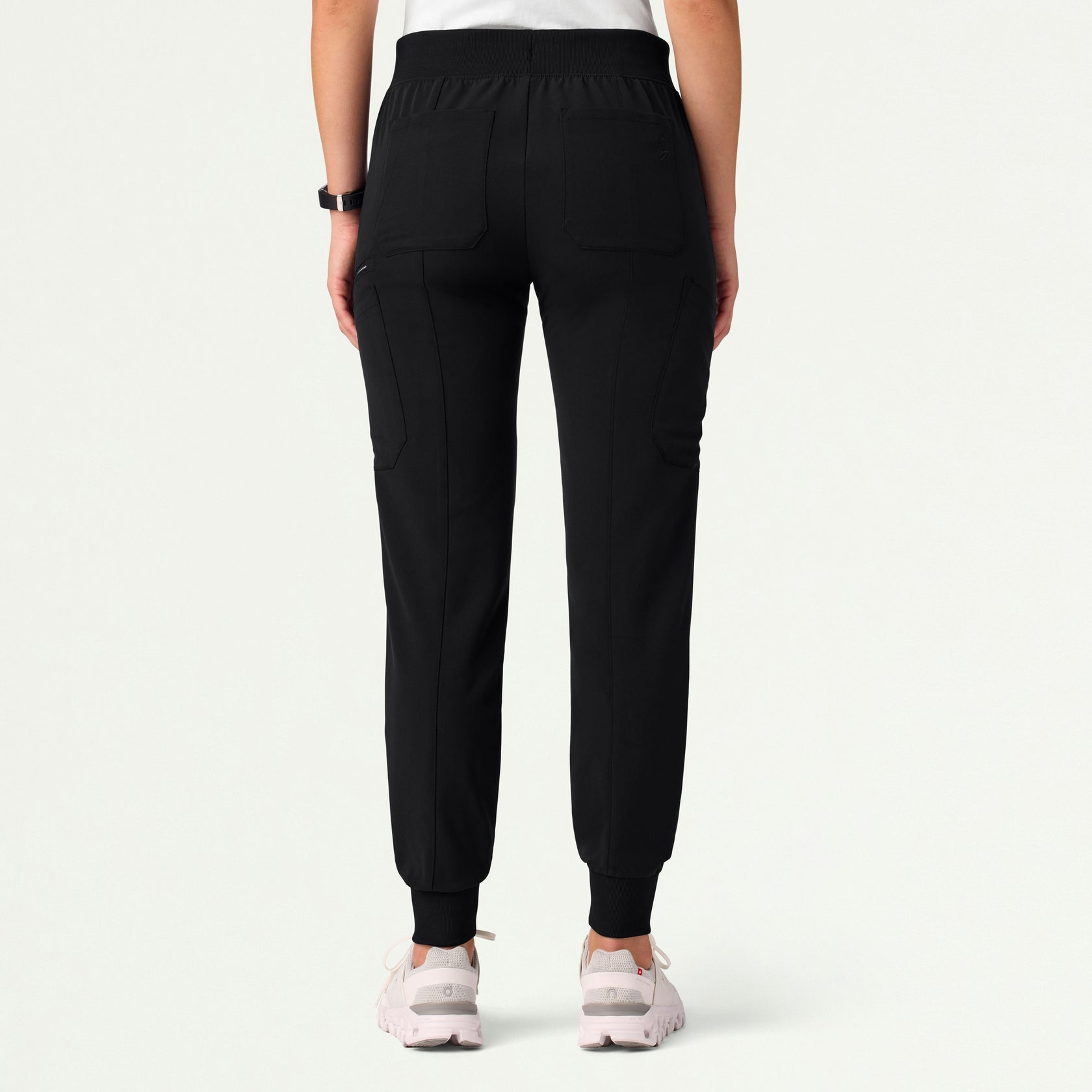 Liv Skinny 8-Pocket Scrub Jogger - Black - WOMEN'S PANTS - Jaanuu