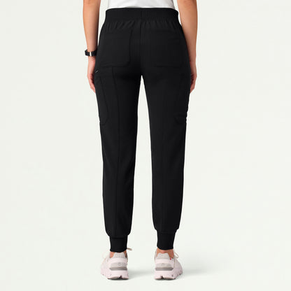 Liv Skinny 8-Pocket Scrub Jogger - Black - WOMEN'S PANTS - Jaanuu