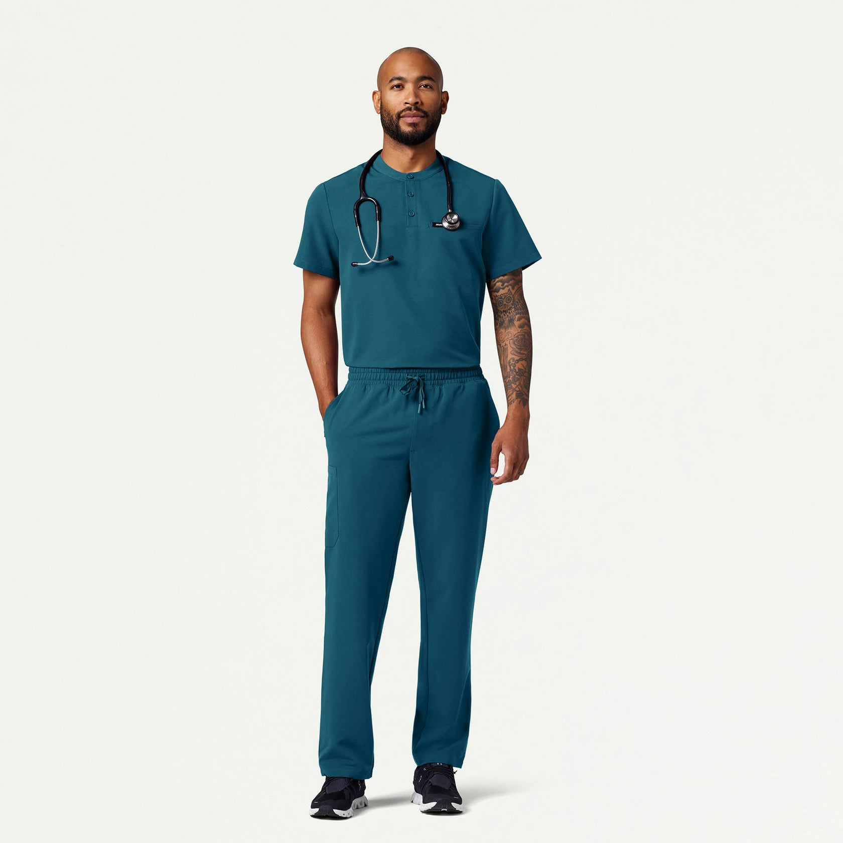 Rhodes Everyday Straight-Leg Scrub Pant - Teal