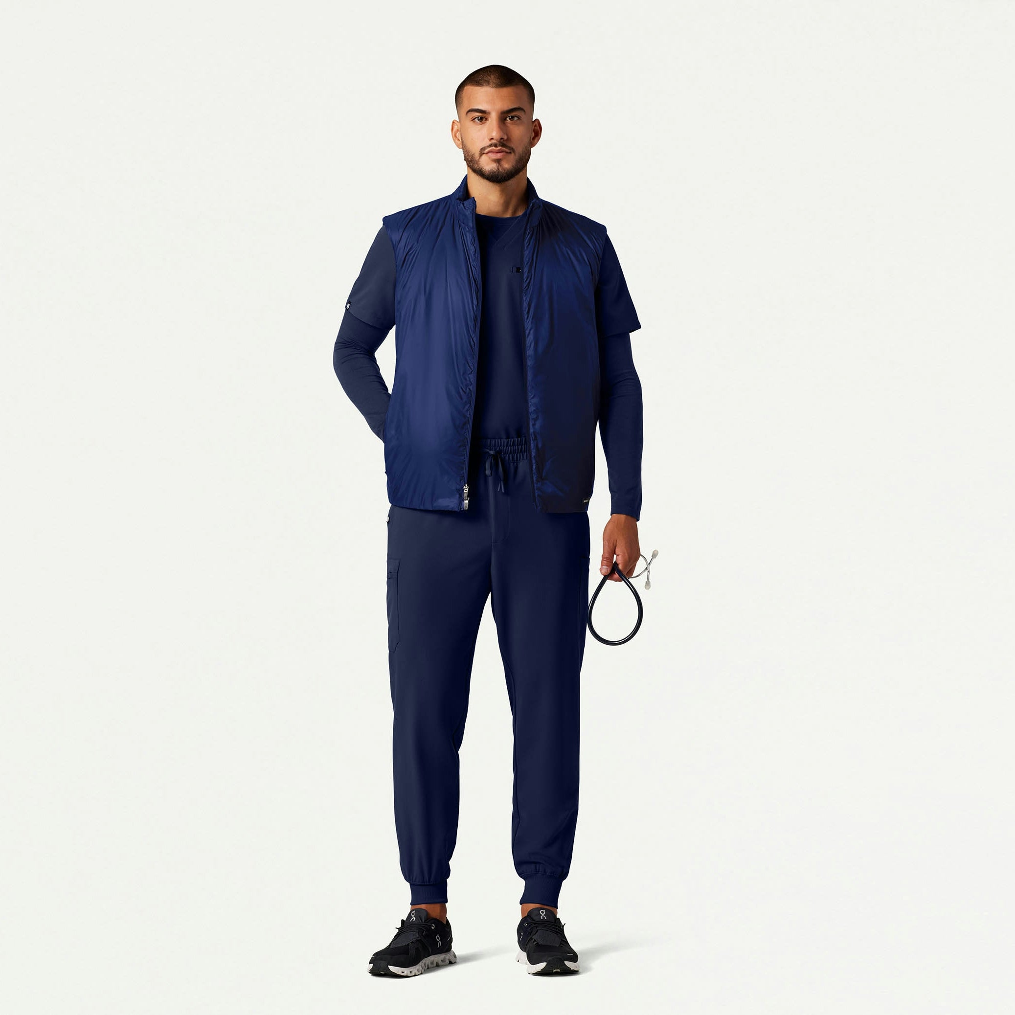 The Geiger Dual-Layer Scrub Set - Midnight Navy