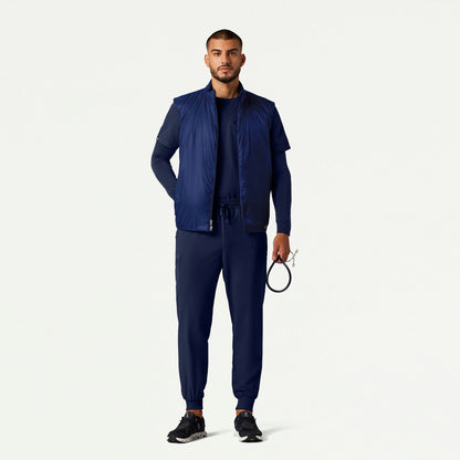The Geiger Dual-Layer Scrub Set - Midnight Navy