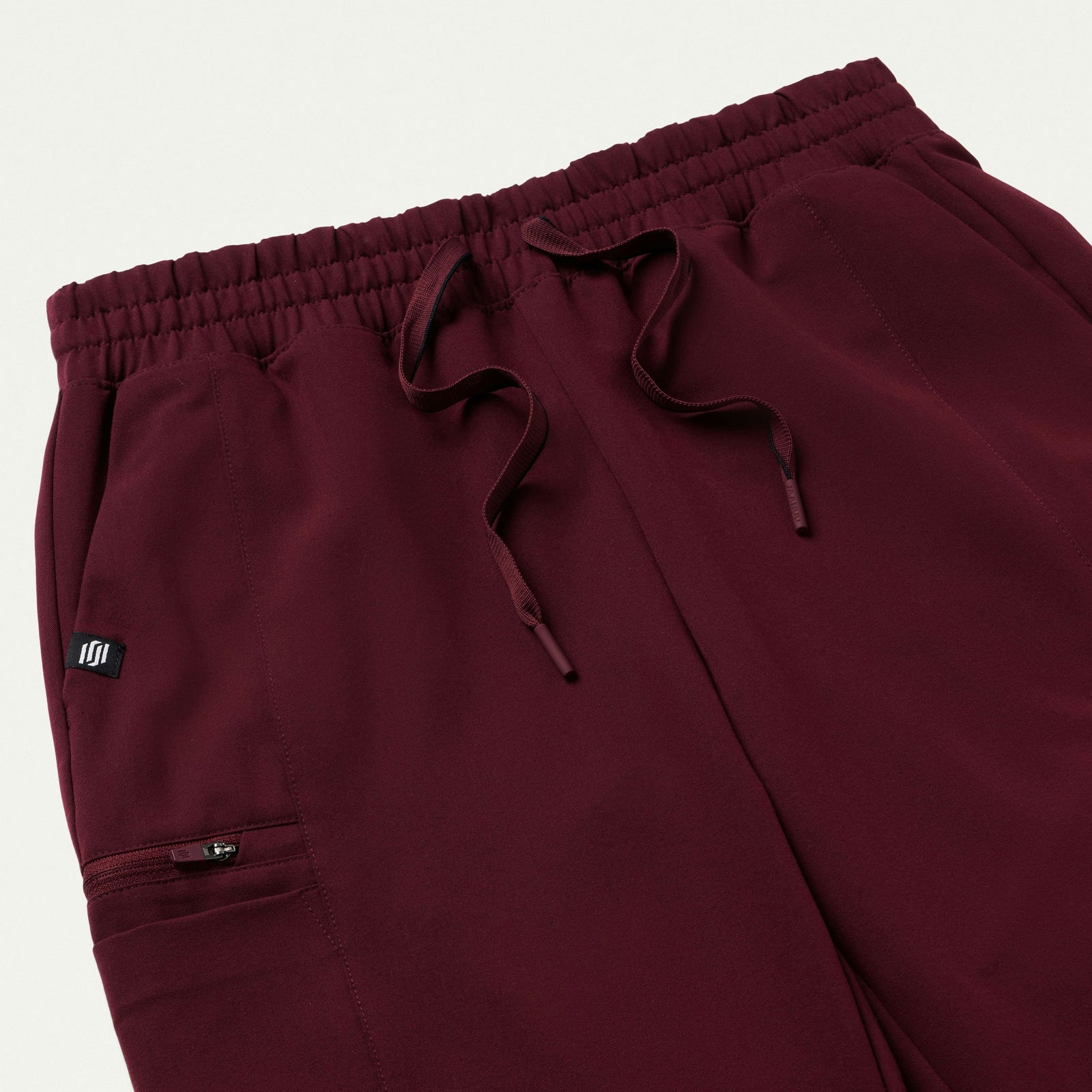 Payla 8-Pocket High Waisted Scrub Pant - Burgundy - WOMEN'S PANTS - Jaanuu