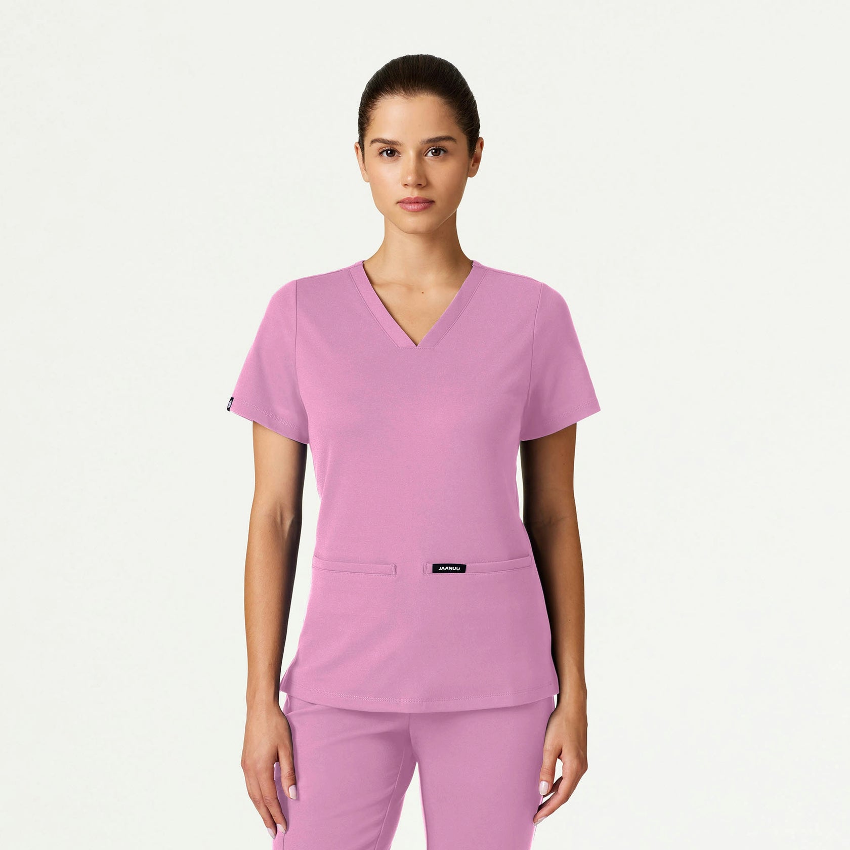 Cesi Slim ULTRAsoft Scrub Top - Light Magenta - WOMEN'S TOPS - Jaanuu