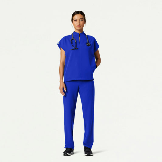 The Phoebe Essential Scrub Set - Electric Blue
