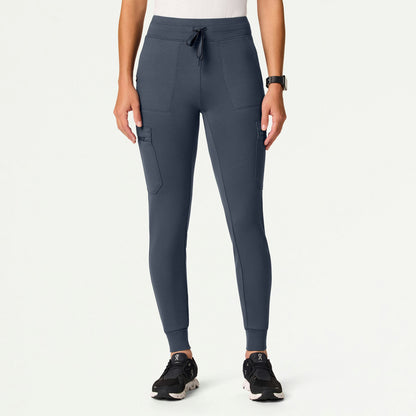 Kait 10-Pocket Skinny ULTRAsoft Scrub Jogger - Carbon Gray - WOMEN'S PANTS - Jaanuu