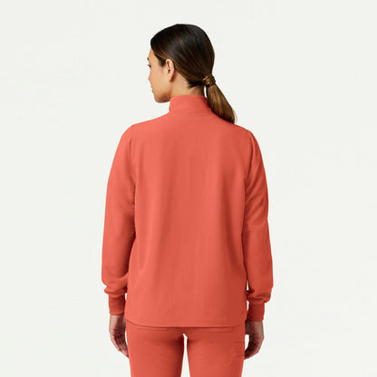 Ceri Essential 6-Pocket Scrub Jacket - Terra - WOMEN'S JACKETS - Jaanuu