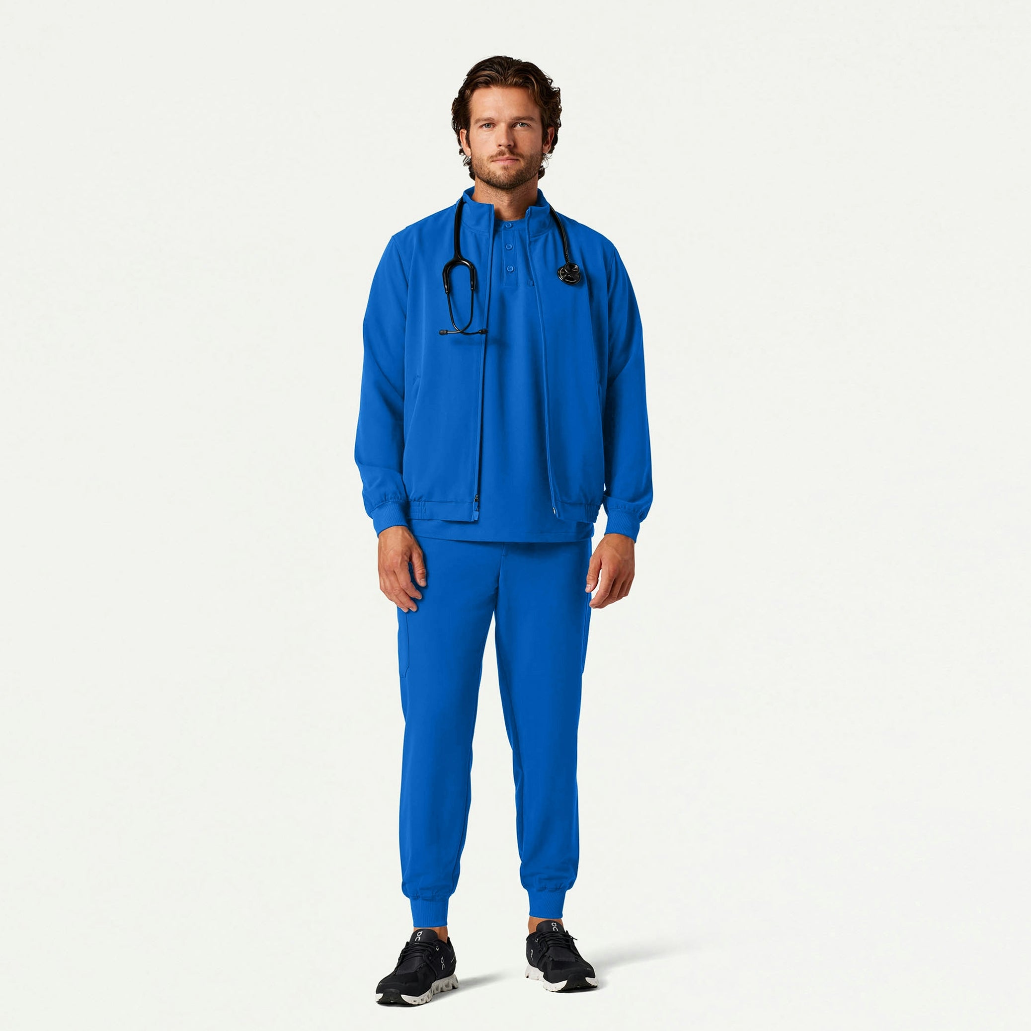The Wilhelm Jacket Scrub Set - Royal Blue