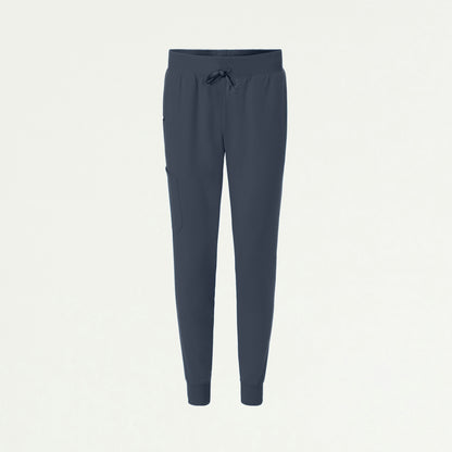 Silex Slim Knit-Waist Scrub Jogger - Carbon Gray - WOMEN'S PANTS - Jaanuu