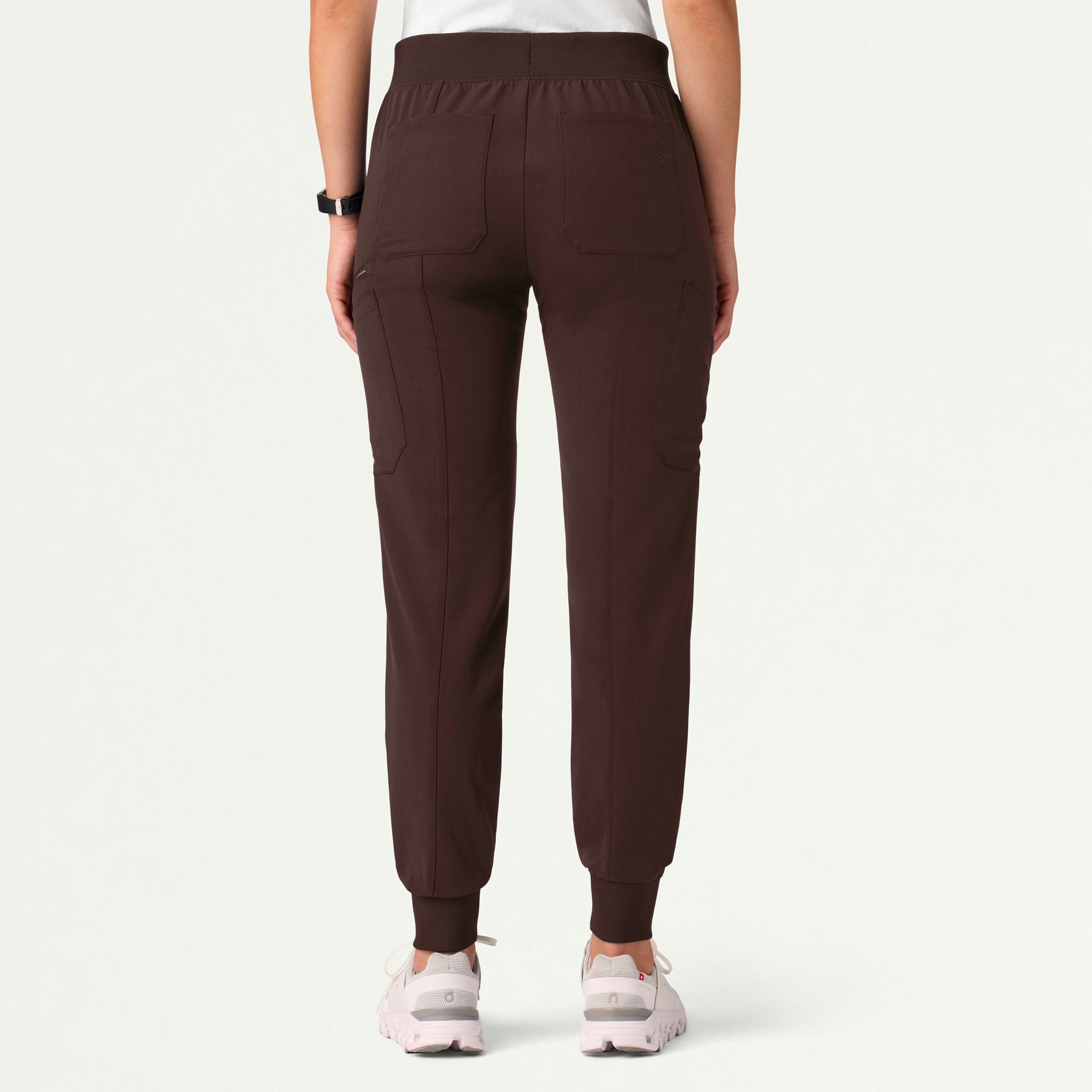 Liv Skinny 8-Pocket Scrub Jogger - Espresso - WOMEN'S PANTS - Jaanuu
