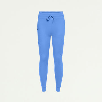 Kait 10-Pocket Skinny ULTRAsoft Scrub Jogger - Ceil Blue