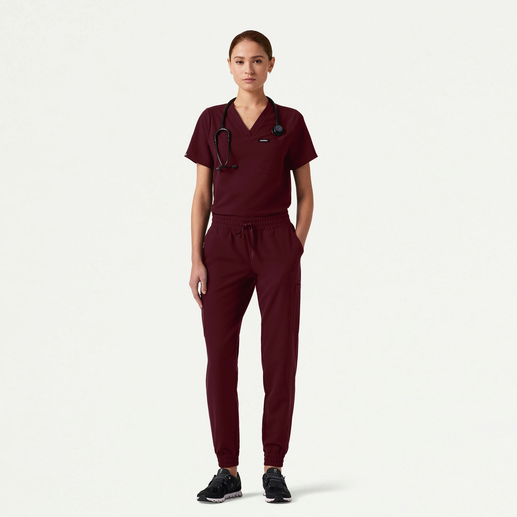 The Ryla Essential Scrub Set - Burgundy