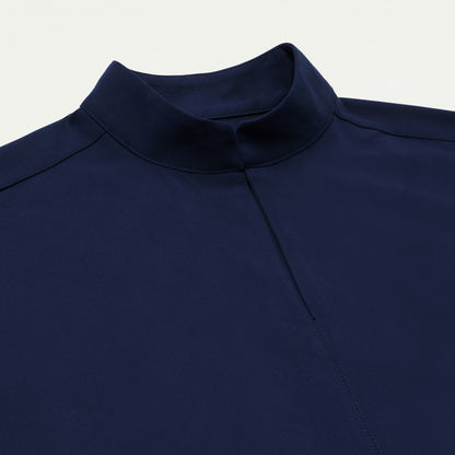 Aris Oversized 2-Pocket Scrub Top - Midnight Navy - WOMEN'S TOPS - Jaanuu