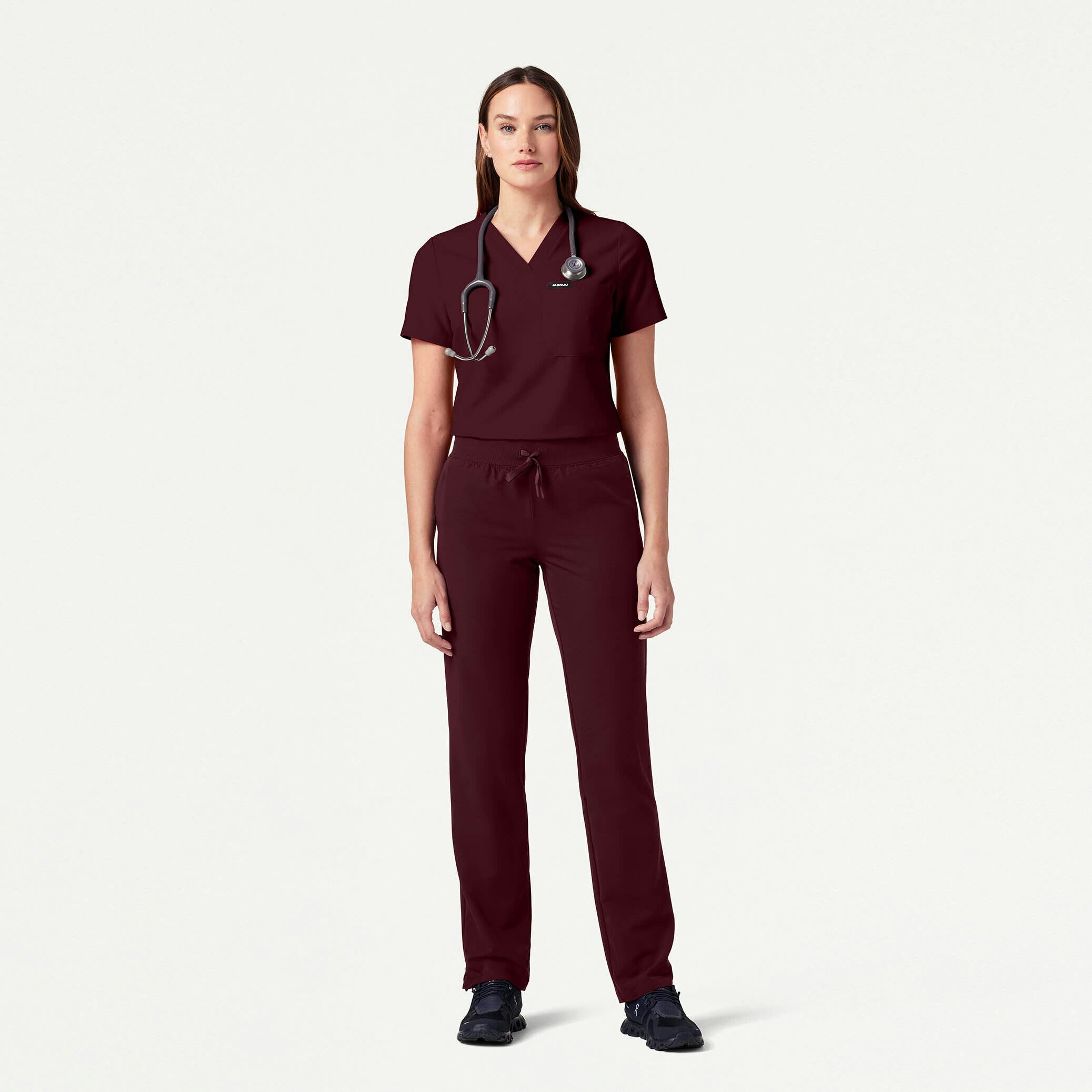 The Rodin Essential Scrub Set - Burgundy