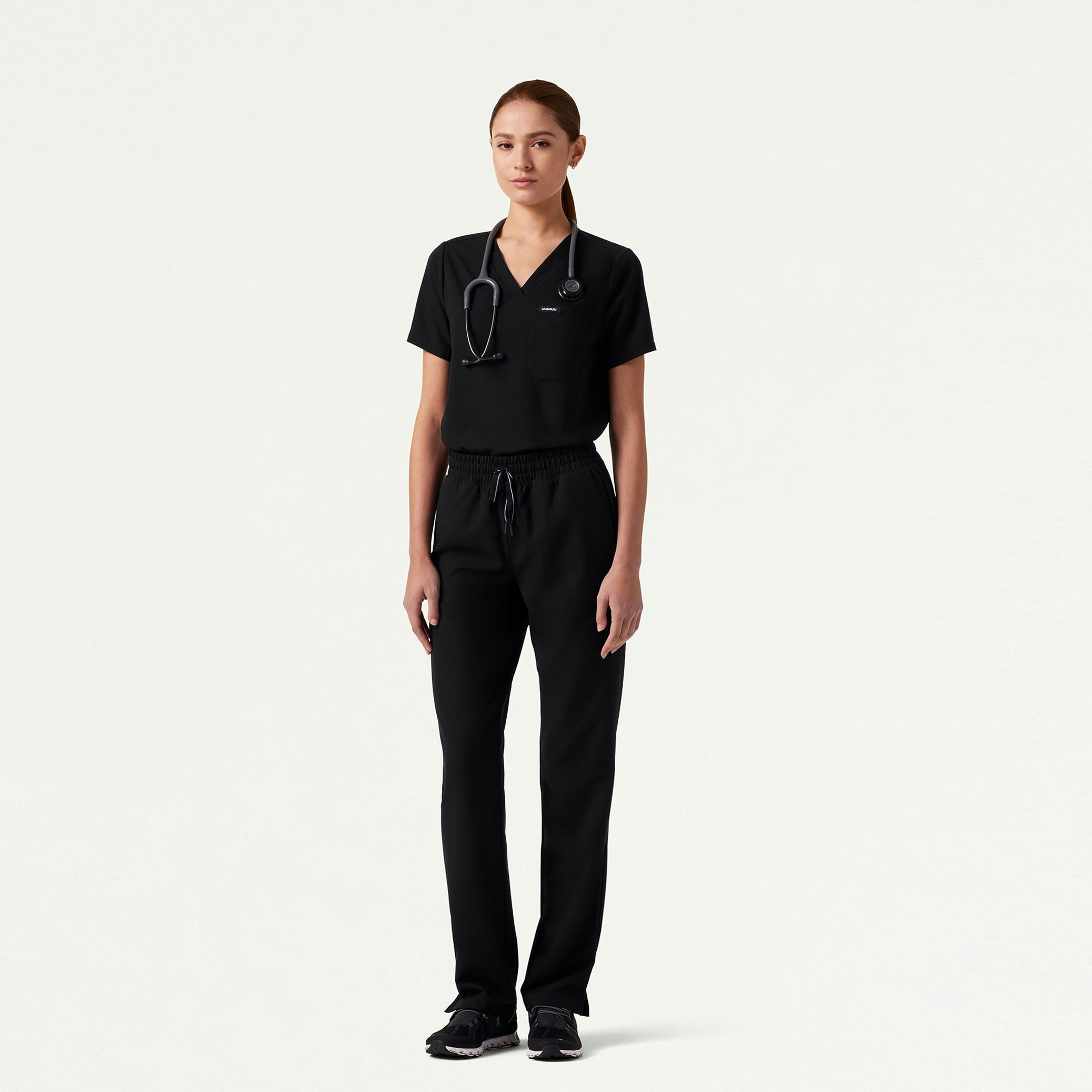 The Yuri Essential Scrub Set - Black