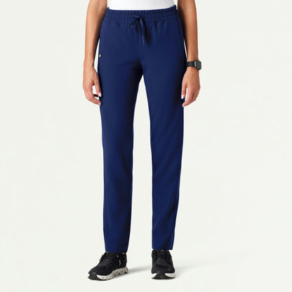 Effie Slim 6-Pocket Scrub Pant - Navy Blue - WOMEN'S PANTS - Jaanuu