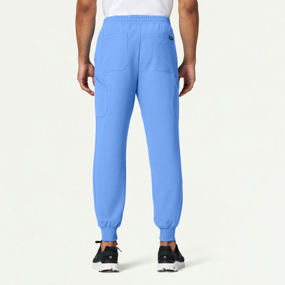 Osmo 8-Pocket Scrub Jogger - Ceil Blue - MEN'S PANTS - Jaanuu